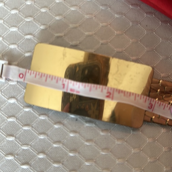 Vintage 70’s Stretch Gold Tone Link Belt - Picture 10 of 11